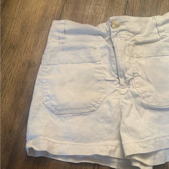 Anthro Maeve The Colette Linen Blend High Rise Magic Fabric White Shorts Size 25 - Picture 10 of 16